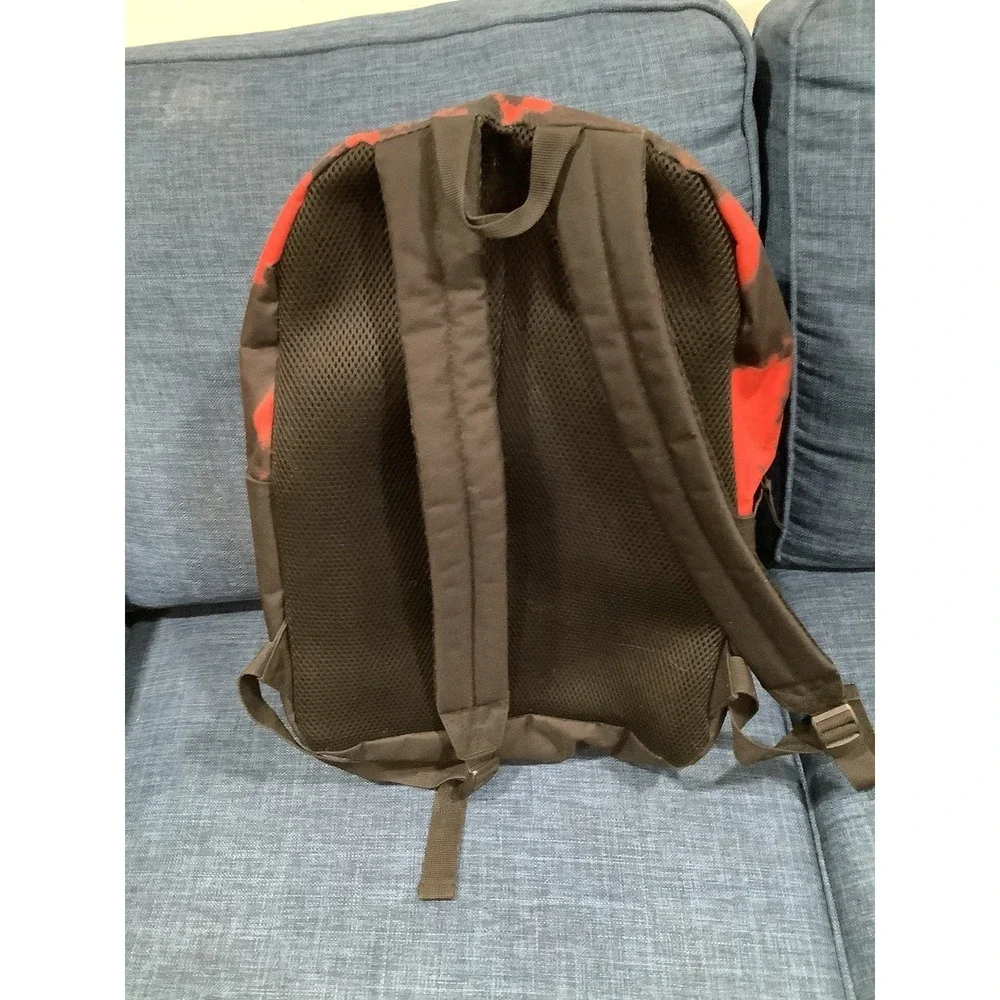 Bioworld Naruto Shippuden Collection Black Backpack w/ Red Embroidery